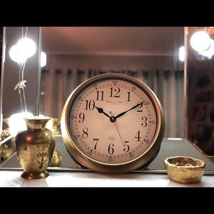 Gold clock